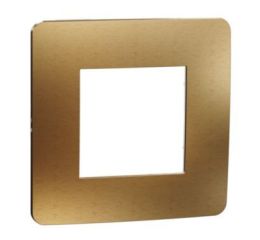 Unica Studio Metal NU280257M Rámeček jednonásobný, Copper/Bílý, Schneider Electric