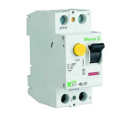 Proudový chránič 40A, PF7- 40/2/003 30mA AC dvoupólový Eaton 263579