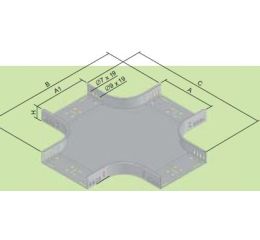 Kříž NKR 250x100 S zinkování Sendzimir