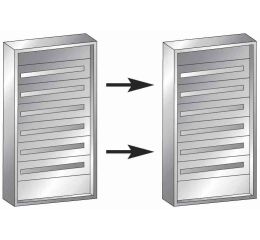 BP-MSL-MSW-15 Sada pro spojování skříní vedle sebe