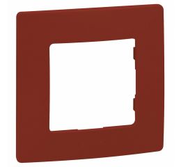Niloé rámeček 1-násobný červený typ 665021 Legrand