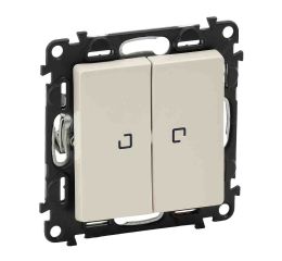 Valena LIFE spínač č.5 lustrový s podsvětlením béžový typ 752228 s klapkou legrand