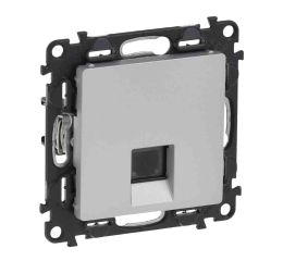 Valena LIFE zásuvka telefonní RJ11 hliník typ 753338 legrand