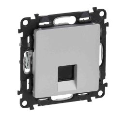Valena LIFE zásuvka datová 1xRJ45 kategorie 6A STP hliník typ 753348 legrand