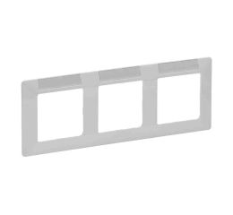 Valena LIFE rámeček trojnásobný bílý s držákem štítků vodorovný Legrand 754013