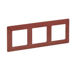 Valena LIFE rámeček trojnásobný cihlová vodorovný i svislý Legrand 754073