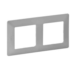 Valena LIFE rámeček dvojnásobný hliník vodorovný i svislý Legrand 754132
