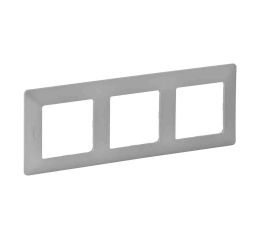 Valena LIFE rámeček trojnásobný hliník vodorovný i svislý Legrand 754133