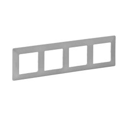 Valena LIFE rámeček čtyřnásobný hliník vodorovný i svislý Legrand 754134