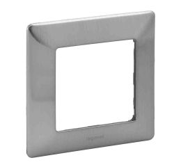 Valena LIFE rámeček jednonásobný nerez vodorovný i svislý Legrand 754151