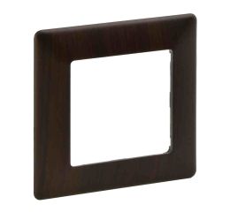 Valena LIFE rámeček jednonásobný dřevo tmavé vodorovný i svislý Legrand 754171