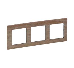 Valena LIFE rámeček trojnásobný dřevo světlé vodorovný i svislý Legrand 754183