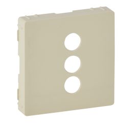 Valena LIFE kryt zásuvky 3 RCA béžová pro audio a video typ 754721 legrand