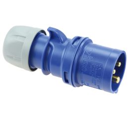 Vidlice 16A, 3pólová 110V IP44 TWIST šroubová svorka PCE 013-4