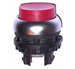 M22-DRLH-R tlačítko zvýšené s aretací prosvětlené červené