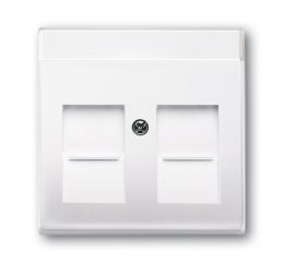 Future® linear, Solo®, Solo® carat, Busch-axcent® kryt zásuvky komunikační 2CKA001710A3176 studio bílá ABB