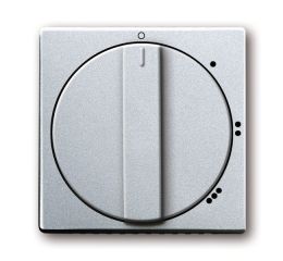 Future® linear, Busch-axcent® kryt spínače s otočným ovladačem 2CKA001710A3671 hliníková stříbrná ABB