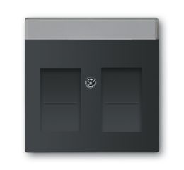 Future® linear, Busch-axcent® kryt zásuvky komunikační 2CKA001710A3910 mechová černá ABB