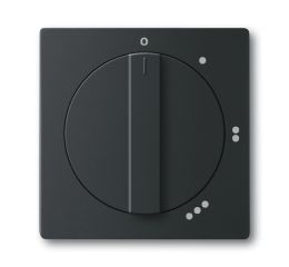 Future® linear, Busch-axcent® kryt spínače s otočným ovladačem (pro 3stupňový spínač) 2CKA001710A3913 mechovová černá ABB