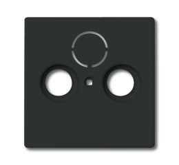 Future® linear, Solo®, Solo® carat, Busch-axcent® kryt zásuvky televizní, rozhlasové a satelitní 2CKA001724A4252 antracitová ABB