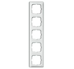 Reflex SI rámeček pětinásobný pro vodorovnou i svislou montáž v kanálových rozvodech 2CKA001725A1498 alpská bílá ABB