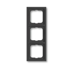 Future® linear rámeček trojnásobný, pro vodorovnou i svislou montáž 2CKA001754A4242 antracitová ABB