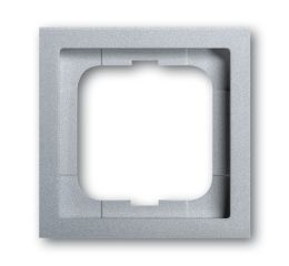 Future® linear rámeček jednonásobný 2CKA001754A4301 hliníková stříbrná ABB