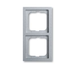 Future® linear rámeček dvojnásobný, pro vodornou a svislou montáž 2CKA001754A4302 hliníková stříbrná ABB