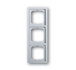 Future® linear rámeček trojnásobný, pro vodornou a svislou montáž 2CKA001754A4308 hliníková stříbrná ABB