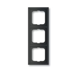 Future® linear rámeček trojnásobný, pro vodorovnou i svislou montáž 2CKA001754A4421 mechová černá ABB