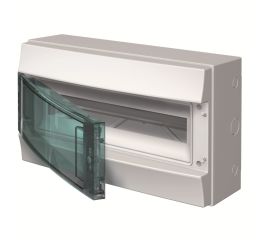 Rozvodnice 18-modulů na omítku Mistral65 průhledné dveře IP65 ABB 1SLM006502A1203