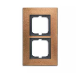 Solo® carat rámeček dvojnásobný pro vodorovnou i svislou montáž 2CKA001754A4259 bronz ABB