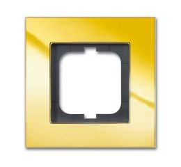Solo® carat rámeček jednonásobný 2CKA001754A4356 zlacená mosaz ABB