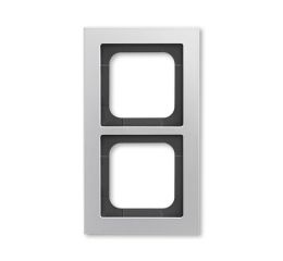 Busch-axcent 2CKA001754A4694 Rámeček dvojnásobný, pro vodorovnou i svislou montáž, titanová, ABB