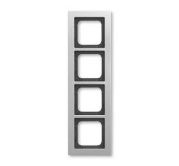 Busch-axcent 2CKA001754A4696 Rámeček čtyřnásobný, pro vodorovnou i svislou montáž, titanová, ABB