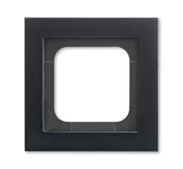 Busch-axcent 2CKA001754A4703 Rámeček jednonásobný, matná černá, ABB