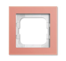 Busch-axcent 2CKA001754A4765 Rámeček jednonásobný, růžové sklo, ABB