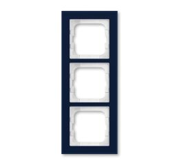 Busch-axcent 2CKA001754A4777 Rámeček trojnásobný, pro vodorovnou i svislou montáž, fialové sklo, ABB