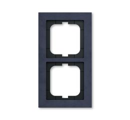 Busch-axcent 2CKA001754A4786 Rámeček dvojnásobný, pro vodorovnou i svislou montáž, modrý papír, ABB