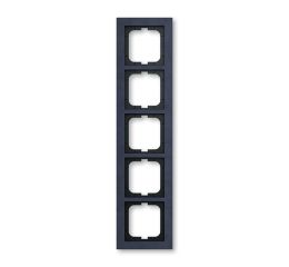 Busch-axcent 2CKA001754A4789 Rámeček pětinásobný, pro vodorovnou i svislou montáž, modrý papír, ABB