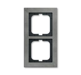 Busch-axcent 2CKA001754A4796 Rámeček dvojnásobný, pro vodorovnou i svislou montáž, beton, ABB