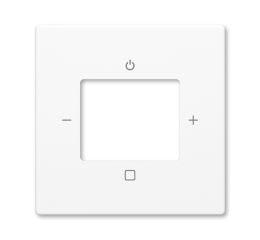 Future® linear, Busch-axcent® kryt zesilovače s tunerem nebo internetového rádia Busch-iNet 2CKA008200A0259 mechová bílá ABB