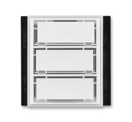 Time®, Element® ovládač zvonkový trojnásobný 3171E-A00300 01 bílá/ledová bílá ABB