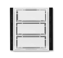 Element®, Time® ovládač zvonkový trojnásobný 3171E-A00300 03 bílá/bílá ABB