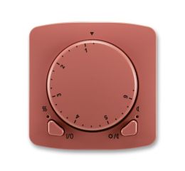 Tango® termostat univerzální otočný (ovládací jednotka) 3292A-A10101 R2 vřesová červená ABB