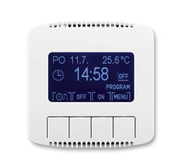 Tango® hodiny spínací programovatelné (ovládací jednotka) 3292A-A20301 B bílá ABB