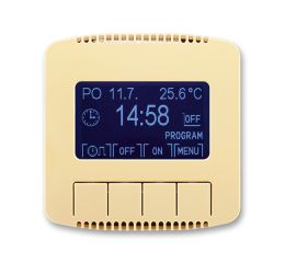 Tango® hodiny spínací programovatelné (ovládací jednotka) 3292A-A20301 D béžová ABB