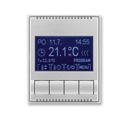 Time®, Time® Arbo termostat univerzální programovatelný (ovládací jednotka) 3292E-A10301 08 titanová ABB