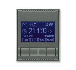 Time®, Time® Arbo termostat univerzální programovatelný (ovládací jednotka) 3292E-A10301 34 antracit ABB