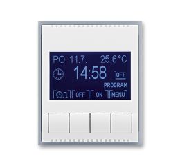 Element® hodiny spínací programovatelné (ovládací jednotka) 3292E-A20301 04 bílá/ledová šedá ABB